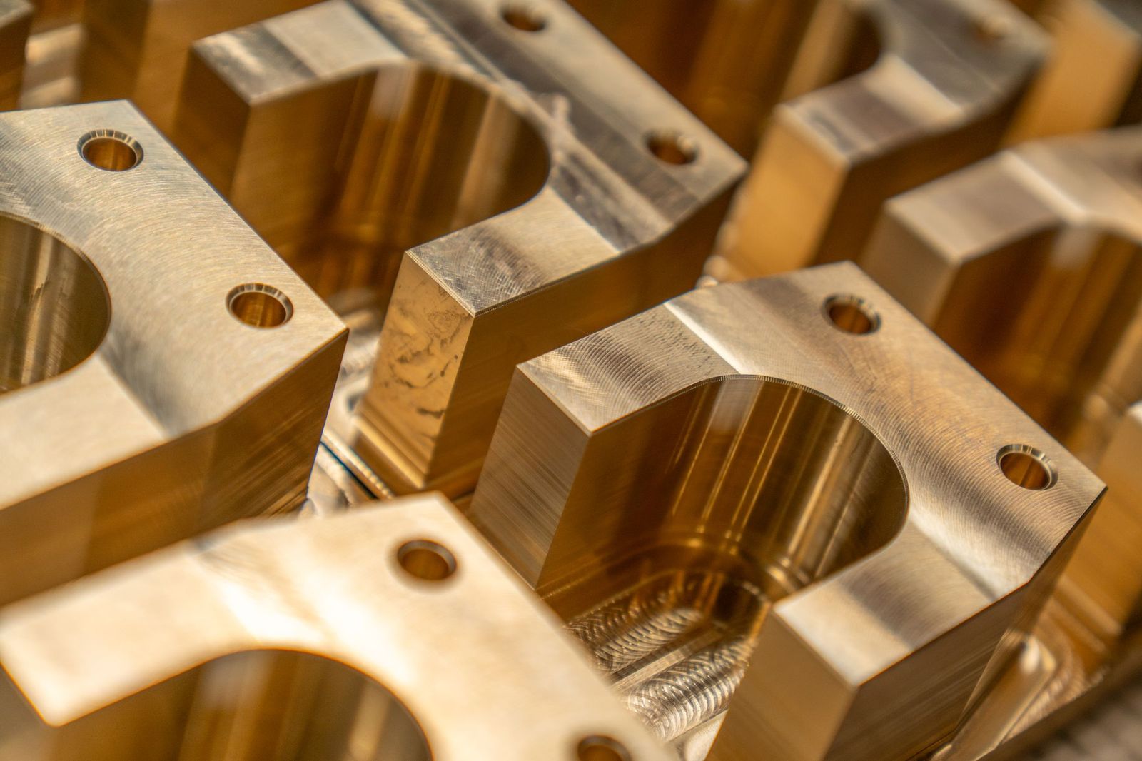 Präzise gefräste Metallteile